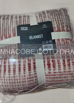 Плед ardesto leonardo 200х220см, 50% хлопок, 30% полиэстер, 20% акрил, зигзаг, коричневый