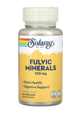 Fulvic minerals 100mg - 30 vcaps