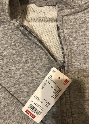 Худи uniqlo 11-12 лет серое и синее 6