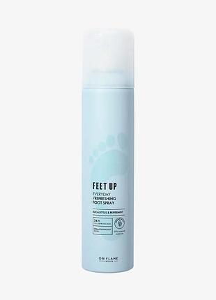 Освежающий cпрей-дезодорант для ног feet up everyday oriflame 250 ml