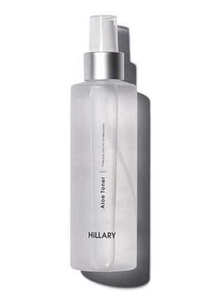 Тонік для сухої та чутливої шкіри hillary aloe toner, 200 мл