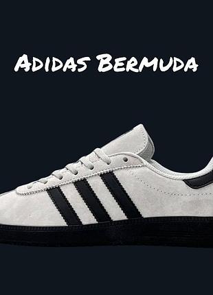 Adidas bermuda pale grey black