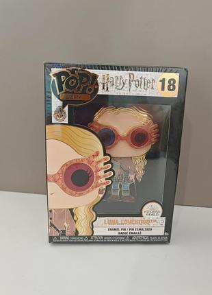 Luna lovegood funko pop pin harry potter evanna lynch коллекційна фігурка, оригінал, ексклюзив, нова запакована, в україні нема такої
