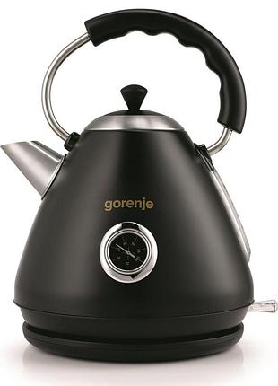 Электрочайник gorenje k17clbk 1.7л, пластик, черный