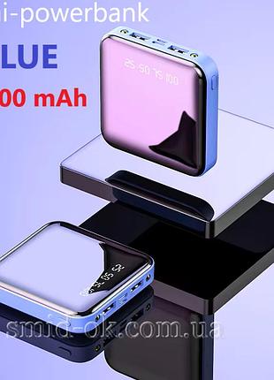 Mini power bank red 20000 mah 2 usb input+2usb output дисплей, швидке заряджання. зовнішній акумулятор червоний.. синій