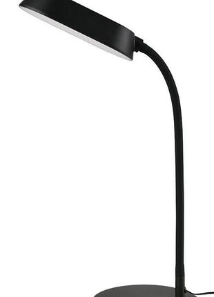 Лампа настольная osram panan disk metal 10w 3000к 4000к 6500к с димером, черный