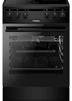 Плита електрична hansa fccm58088, 50х60см, 65л, чорний