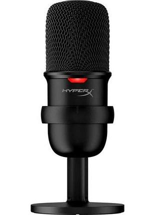 Микрофон геймерский hyperx 4p5p8aa solocast, bi, usb-a, 2м, ngenuity, черный