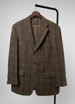 Harris tweed mario barutti wool jacket classic оригінальний, чоловічий піджак, блейзер — культовий варіант із високоякісної вовни ручного ткацтва