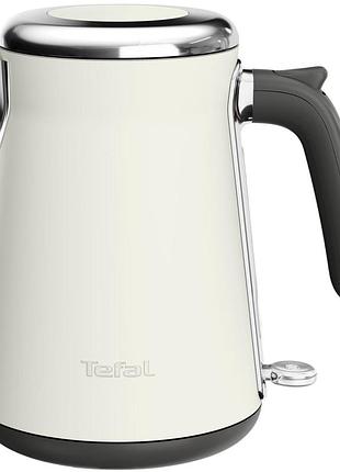 Электрочайник tefal ki666ae0 collection 1.7л, strix, нерж. сталь, белый