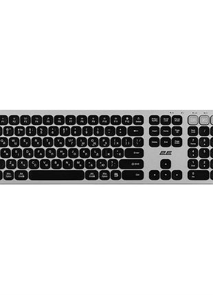 Клавиатура ножничная 2e 2e-ks270wbgr_ua ks270 109key, wl/bt, en/uk, серо-чёрный