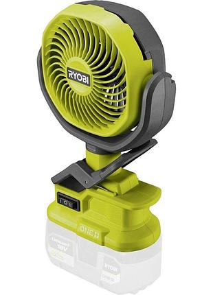 Вентилятор аккумуляторный ryobi 5133005400 one+ rcf18-0 18в 3400об·мин 2 скорости поворотный 0.4кг без акб и зу