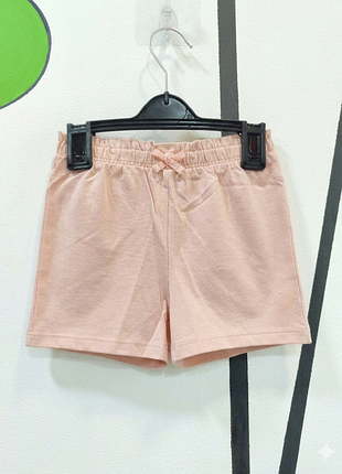 Шорты трикотажные легкие детские летние нм h&amp;m для девочки 2