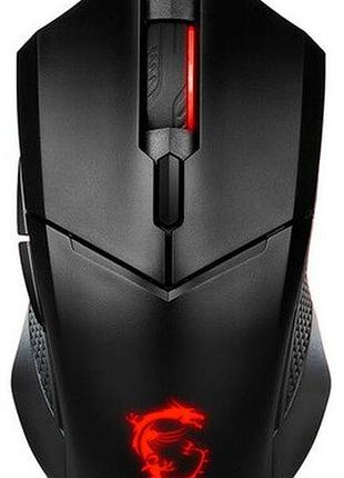 Миша msi s12-0401800-cla clutch gm08, red, usb-a, чорний