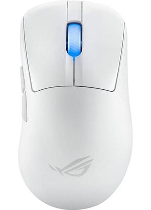 Мышь asus 90mp03n0-bmua10 rog keris ii ace, rgb, usb-a/wl/bt, белый