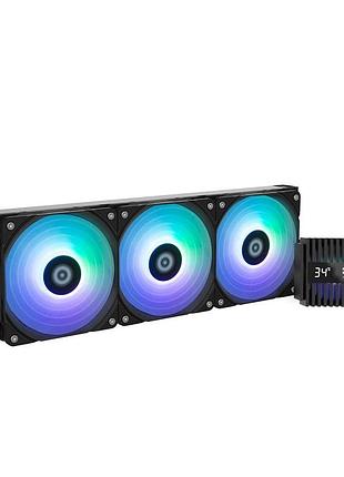 Система жидкостного оxлаждения zalman alpha2a36black alpha 2 a36 argb, lga1700, 1200, 115x, am5, am4, tdp 360w, чёрный