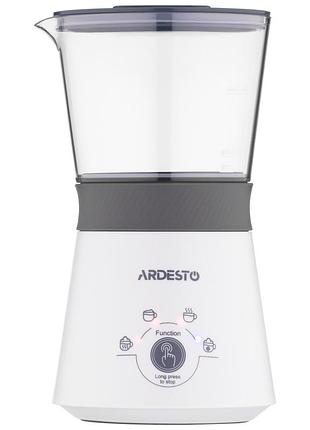 Вспениватель-подогреватель ardesto 300вт, емкость резервуара-330мл, белый