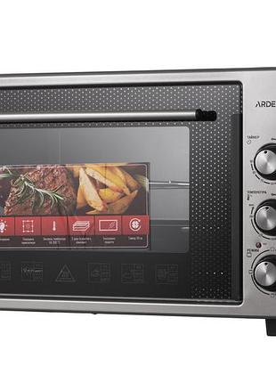 Печь электрическая ardesto meo-s45gg, 45л, 1600вт, механич., серый