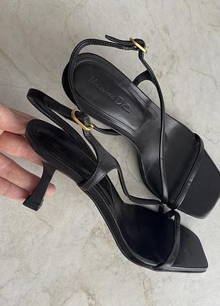 Бомоніжки massimo dutti розмір 38 натуральна шкіра