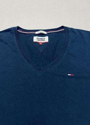 Tommy hilfiger футболка оригинальная синяя.