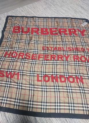Шовкова хустка бренду burberry