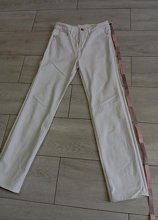 Білі джинси marks & spencer "the magic jean", розмір 12 (l), прямий крій