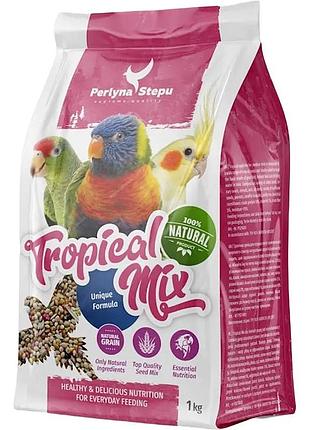 Жемчужина степи tropical mix корм для тропических попугаев, 1 кг