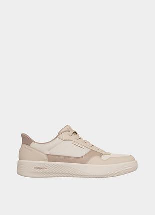 Мужские кеды skechers / оригинальные кеды бежевого цвета