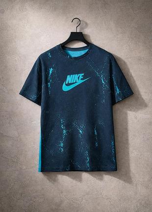 Вінтажка футболка nike синя l