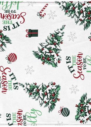 Раннер ardesto christmas tree 33х137см, 100% полиэстер, зеленый