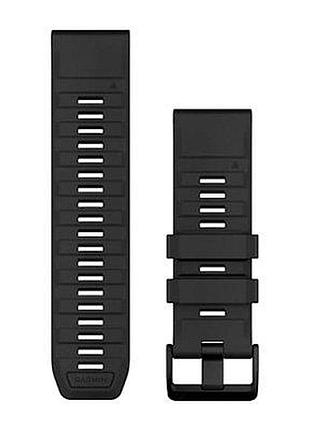 Ремінець garmin fenix 8, 26mm, qf black silicone band