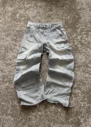 Bershka multi pocket джинси