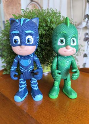Набор фигурок pj masks (герои в масках) - кетбой и гекко, музыкальные