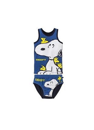 Майка + трусики snoopy для мальчика disney fireman sam 325987 086-92 см (12-24 months) синий