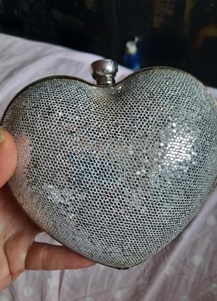 Сумочка сердечко 12×14 см. 4