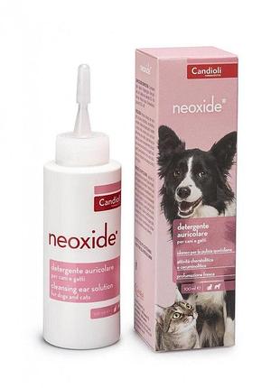 Лосьйон candioli neoxide (неоксид) для вух собак та котів, 100 мл