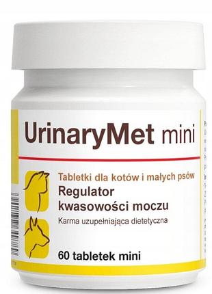 Dolfos (дольфос) urinomet mini домішка для регулювання кислотності сечі в дрібних собак та котів — 60 табл.