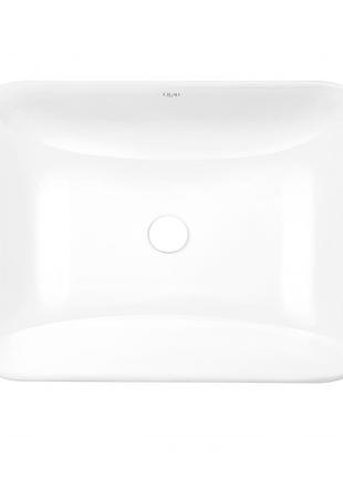 Раковина qtap scorpio 610х380х150 white qt1411k491wn