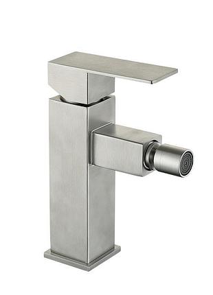 Смеситель для биде lidz kubis 001af (k35) ldkub001afnks46097 nickel