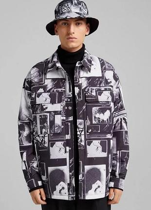 Мужская куртка с принтом от bershka