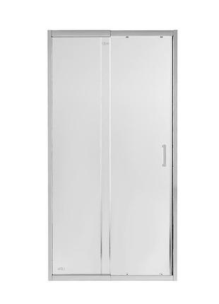 Душевая дверь в нишу qtap taurus crm209-1.c6 90-100x185 см, стекло clear 6 мм, покрытие calcless