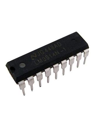 Чип lm3914n-1 10шт lm3914 dip-18, драйвер led индикаторов