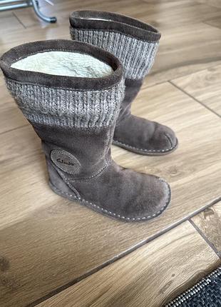 Чобітки чоботи замша clarks 24