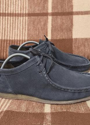 Мужские мокасины ботинки clark's originals wallabee