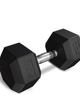 Гантеля шестигранна прогумована tx-075rd trex sport 7,5кг