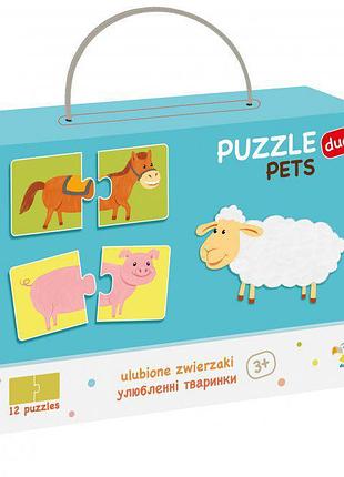 Детский пазл любимые животные dodo 300115, 24 элемента