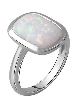 Серебряное кольцо высокогокачества с опалом 2.542ct, вес изделия 3,34 гр (2060420) 17 размер 3.35, 18