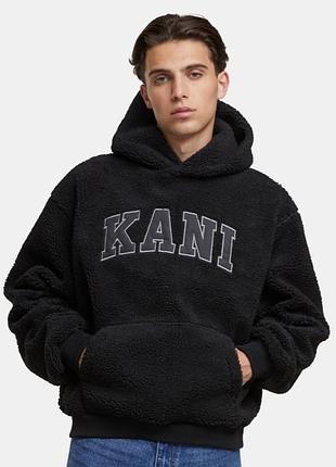 Karl kani serif teddy fleece шерпа jumper черный xxl