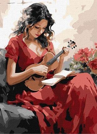 Картина за номерами - мелодійна грація ©art_selena_ua