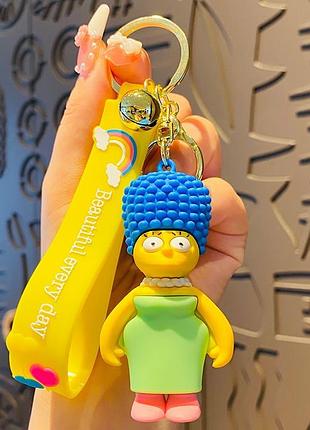Брелок сімпсони сувенір для фанатів мардж simpson для ключів рюкзака сумки на подарунок
